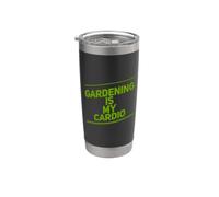 Il giardinaggio è il mio cardio Messaggio divertente Citazioni divertenti sul giardinaggio Bicchiere termico in acciaio inox doppia parete