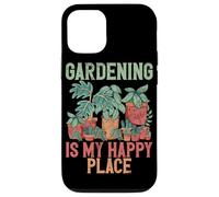 Il giardinaggio è il mio posto felice Piantare piante per gli amanti del giardino Custodia per iPhone 12/12 Pro