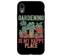 Il giardinaggio è il mio posto felice Piantare piante per gli amanti del giardino Custodia per iPhone XR