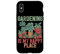 Il giardinaggio è il mio posto felice Piantare piante per gli amanti del giardino Custodia per iPhone X/XS