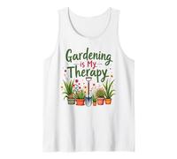 Il giardinaggio è la mia terapia Giardiniere Giardiniere Divertente amante delle piante Canotta