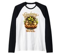 Il Giardinaggio Fa Bene all'anima Maglia con Maniche Raglan