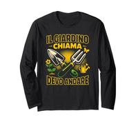 Il Giardino Chiama Hobby Giardiniere Maglia a Manica