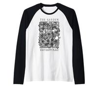 Il Giardino è Il Mio Posto Felice Giardinaggio Scheletro Giardiniere Maglia con Maniche Raglan