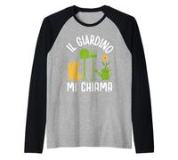 Il Giardino Mi Chiama Regali Giardino Hobby Giardinaggio Fun Maglia con Maniche Raglan