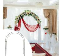 Il giardino, Traliccio for piante rampicanti da giardino in metallo for matrimoni, 120-500x240x38-60 cm, acciaio inossidabile(240x240x60cm)