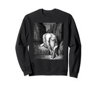 Il Gigante Antaeus Abbassando Dante e Virgilio Gustave Dore Felpa