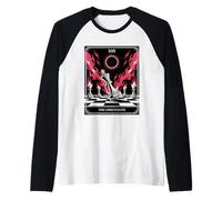 Il giocatore di scacchi di arte gotica dei tarocchi scacco matto XIII Maglia con Maniche Raglan