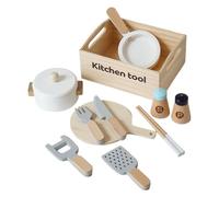 Il Giocattolo Della Cucina Per Bambina | Set Da 10 Pezzi Realistico E Sicuro Per Gioco Di Finzione - Set Cucina Giocattolo Divertente,Per I Bambini, I Ragazzi E Le Ragazze, Il Natale, Capodanno, La