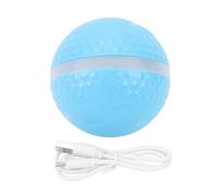 Il giocattolo interattivo con palla per cani LED illumina i giocattoli con palla rotolante automatica ricaricabile a prova di acqua IP54 (Cielo blu)