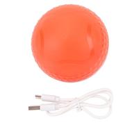 Il giocattolo interattivo con palla per cani LED illumina i giocattoli con palla rotolante automatica ricaricabile a prova di acqua IP54 (Arancia)