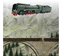 Il giocattolo magnetico del treno a vapore retrò tira indietro il veicolo