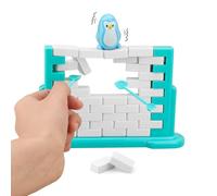 Il Gioco da Tavola del Pinguino, Gioco Pinguino Rompi il Ghiaccio Costruzione di Muri da Spingere Famiglia Giochi da Tavolo Puzzle Giocattoli Montessori Regalo per Bambini Ragazzi Ragazze