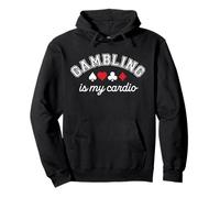 Il gioco d'azzardo è il mio cardio casinò giocatore Felpa con Cappuccio