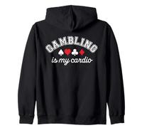 Il gioco d'azzardo è il mio cardio casinò giocatore Felpa con Cappuccio
