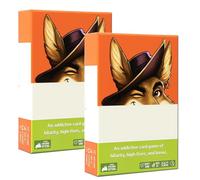Il gioco di carte Coyote include 6 carte d'azione uniche: una festa di sfida per 3-8 giocatori, incontra i giochi di carte ricchi di azione pieni di cinque e caos (2 pezzi)