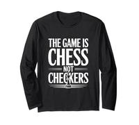 Il Gioco è Scacchi Non Dama strategia Amante Maglia a Manica