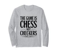 Il Gioco è Scacchi Non Dama strategia Amante Maglia a Manica