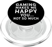 Il gioco mi rende felice che tu non sia così divertente meme per i giocatori PopSockets PopGrip per MagSafe