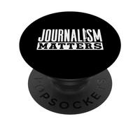 Il Giornalismo È Importante Lavoro Stampa Giornalista PopSockets PopGrip Adesivo