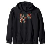 Il giorno del test You Got This Bruh No Cap Retro Teacher Test Day Felpa con Cappuccio