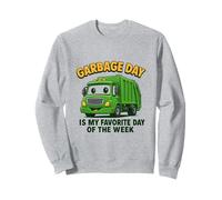 Il Giorno della Spazzatura è Il Camion della Spazzatura Preferito per Bambini e Ragazzi Felpa