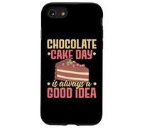 Il giorno della torta al cioccolato è sempre una buona idea Pasticceria Panetteria Custodia per iPhone SE (2020) / 7 / 8