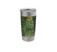 Il girasole di Gustav Klimt (1907) Bicchiere termico in acciaio inox doppia parete