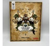 Il giro del Mondo 2011 WWF album figurine + set completo Supermercati Coop