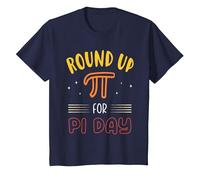 Il Giro di Boa per La Giornata del Pi Greco 3.14 Matematica Maglietta, Bambini, Navy, 4 Anni