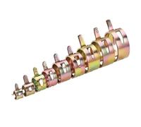 Il giubileo d'argento, 10 pezzi 4 mm-22 mm fascetta stringitubo in silicone for vuoto auto clip a molla tubo flessibile olio combustibile acqua morsetto tubo(ID 20mm)