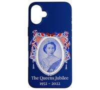 Il Giubileo della Regina 1952 2022 Opera d'arte d'epoca Elisabetta II Custodia per iPhone 16 Plus
