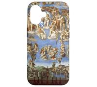 Il Giudizio Universale di Michelangelo (1541) Custodia per iPhone 16