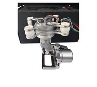 Il giunto cardanico brushless a 3 assi utilizza tre motori brushless for stabilizzare con precisione la panoramica e l'inclinazione della telecamera FPV fai da te(Silver)