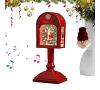 Il Globo Di Neve Natalizio,Con 8 Canzoni E Una Figurina Lanterna,I Globi Di Neve Musicali Rotanti - Per La Casa Il Soggiorno Tavolo La Stagione Natalizia La Festa La Famiglia