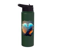 Il globo di neve nello spazio esterno è il simbolo Stainless Steel Insulated Water Bottle