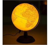 Il globo, Globo retrò illuminato a LED con illuminazione in rilievo 3D rialzata(32cm E)