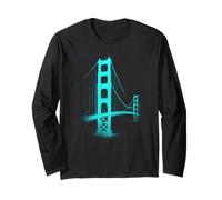 Il Golden Gate Bridge Graffiti Opere d'Arte Maglia a Manica