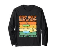 Il Golf a Disco Mi Rende Felice Non Tanto Maglia a Manica