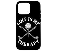 Il golf è la mia terapia Umorismo golfista Golf Custodia per iPhone 16 Pro