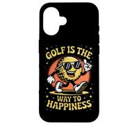 Il golf è la via della felicità Custodia per iPhone 16