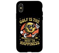 Il golf è la via della felicità Custodia per iPhone X/XS