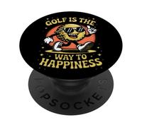 Il golf è la via della felicità PopSockets PopGrip Adesivo