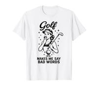 Il Golf Mi Fa Dire Cattive Parole, Divertente, Golfista, Umorismo Maglietta