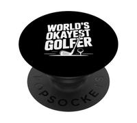 Il golfista più buono del mondo per gli amanti del golf e i papà PopSockets PopGrip Adesivo