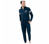Il Granchio Pigiama 4004 in Puro Caldo Cotone Interlock Modello Morbido Caldo Uomo