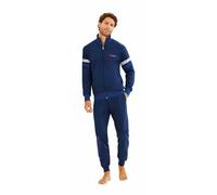 Il Granchio Tuta Uomo Completa Estiva in Felpa Di Cotone, Adatta Alle 4 Stagioni, Sportiva e Leggera (XL, 1004 Blu)
