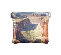 Il Grand Canyon Moda delle Donne di Piccola Borsa di Cuoio Cambiamento Decorativo Mini Borse Della Moneta per Gli Uomini Donne Travel de Mujer para monedas