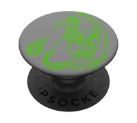 Il grande drago che respira fuoco PopSockets PopGrip Adesivo