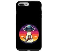 Il grande gatto del leone ha rapito il rapimento dello spazio esterno della navicella spaziale aliena Custodia per iPhone 7 Plus/8 Plus
